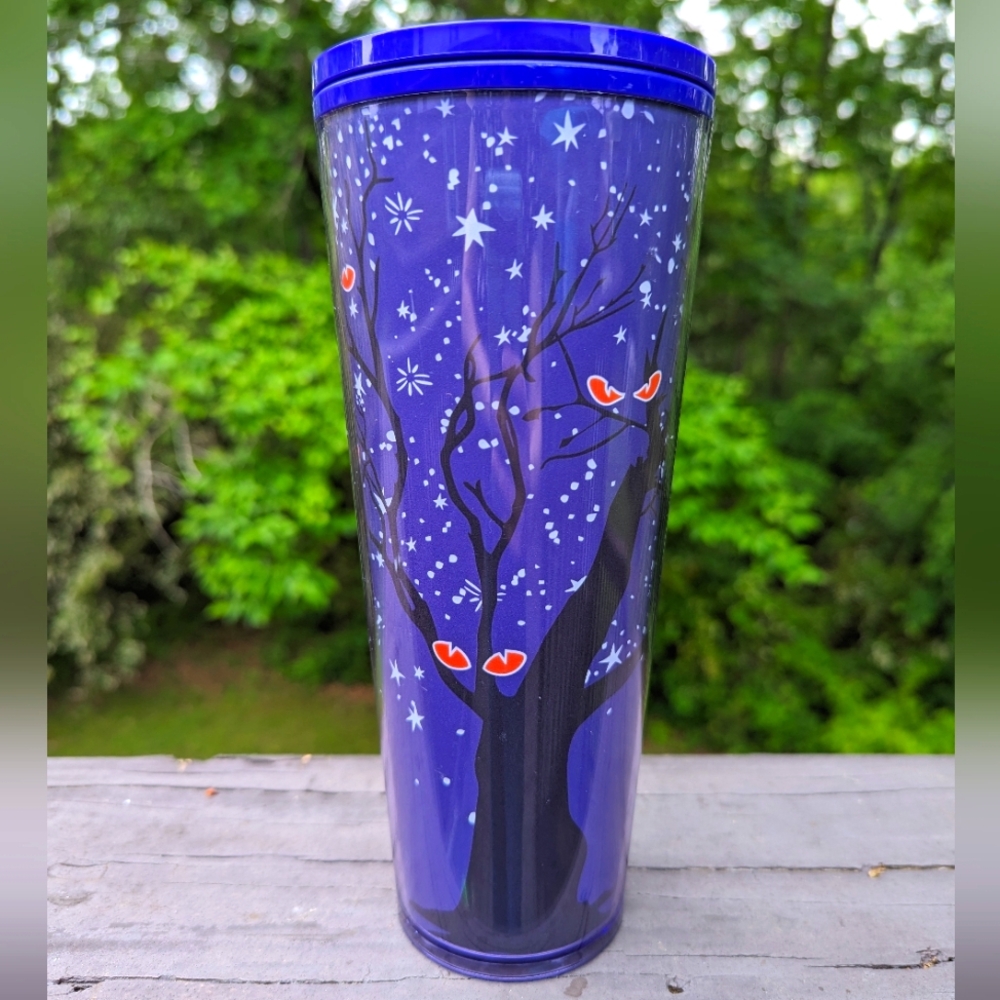 Starbucks Tree Glow in the Dark Cold Cup 24 oz